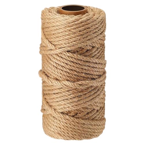 Sisalseil für Katzenkratzbaum, 100 m, extra lang, natürliches Sisalseil zum Kratzen von Katzen, 6 mm Dickes Katzenkratzseil, DIY-Juteseil für Kratzbäume, Katzenbäume, Ersatz-Reparaturseil für Kat Sisalseil für Katzenkratzbaum, 100 m, extra lang, natürliches Sisalseil zum Kratzen von Katzen, 6 mm Dickes Katzenkratzseil, DIY-Juteseil für Kratzbäume, Katzenbäume, Ersatz-Reparaturseil für Kat von HoveeLuty