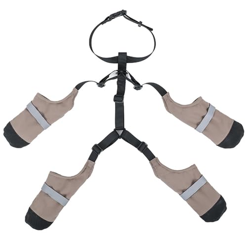 wasserdichte Hundeschuhe, rutschfeste Hundeschuhe, reflektierende Hundestiefel und Pfotenschützer mit verstellbaren Riemen, Hundestiefel für heiße Gehwege, Wanderungen an regnerischen und verschn wasserdichte Hundeschuhe, rutschfeste Hundeschuhe, reflektierende Hundestiefel und Pfotenschützer mit verstellbaren Riemen, Hundestiefel für heiße Gehwege, Wanderungen an regnerischen und verschn von HoveeLuty