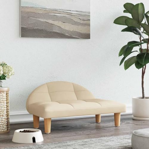 Hovothy Hundebett Bequeme Haustierbett Hundecouch Welpenbett Haustiersofa Schlafplatz für Hunde als Auch Katzen Geeignet Elegante Design Wasserabweisend und Langlebig Creme 70x52x30 cm Hovothy Hundebett Bequeme Haustierbett Hundecouch Welpenbett Haustiersofa Schlafplatz für Hunde als Auch Katzen Geeignet Elegante Design Wasserabweisend und Langlebig Creme 70x52x30 cm von Hovothy