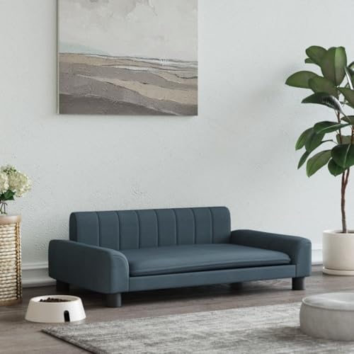 Hovothy Hundebett Bequeme Haustierbett Hundecouch Welpenbett Haustiersofa Schlafplatz für Hunde als Auch Katzen Geeignet Elegante Design Wasserabweisend und Langlebig Dunkelgrau 90x53x30 cm Hovothy Hundebett Bequeme Haustierbett Hundecouch Welpenbett Haustiersofa Schlafplatz für Hunde als Auch Katzen Geeignet Elegante Design Wasserabweisend und Langlebig Dunkelgrau 90x53x30 cm von Hovothy