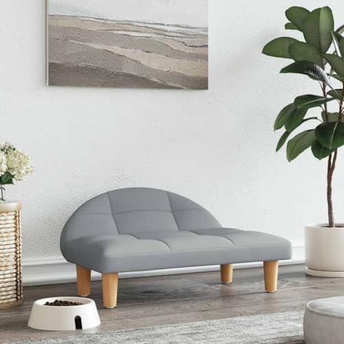 Hovothy Hundebett Bequeme Haustierbett Hundecouch Welpenbett Haustiersofa Schlafplatz für Hunde als Auch Katzen Geeignet Elegante Design Wasserabweisend und Langlebig Hellgrau 70x52x30 cm Hovothy Hundebett Bequeme Haustierbett Hundecouch Welpenbett Haustiersofa Schlafplatz für Hunde als Auch Katzen Geeignet Elegante Design Wasserabweisend und Langlebig Hellgrau 70x52x30 cm von Hovothy