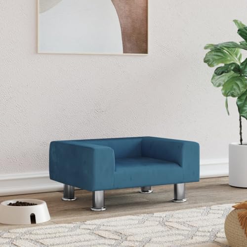 Hovothy Hundebett Bequeme Haustierbett Hundecouch Welpenbett Samt Haustiersofa Schlafplatz für Hunde als Auch Katzen Geeignet Wasserabweisend und Langlebig Blau 50x40x26,5 cm Hovothy Hundebett Bequeme Haustierbett Hundecouch Welpenbett Samt Haustiersofa Schlafplatz für Hunde als Auch Katzen Geeignet Wasserabweisend und Langlebig Blau 50x40x26,5 cm von Hovothy