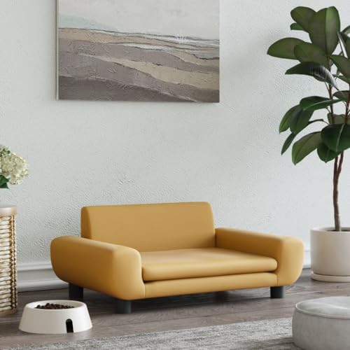 Hovothy Hundebett Bequeme Haustierbett Hundecouch Welpenbett Samt Haustiersofa Schlafplatz für Hunde als Auch Katzen Geeignet Wasserabweisend und Langlebig Braun 70x45x33 cm Hovothy Hundebett Bequeme Haustierbett Hundecouch Welpenbett Samt Haustiersofa Schlafplatz für Hunde als Auch Katzen Geeignet Wasserabweisend und Langlebig Braun 70x45x33 cm von Hovothy