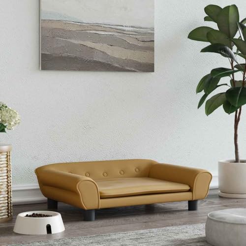 Hovothy Hundebett Bequeme Haustierbett Hundecouch Welpenbett Samt Haustiersofa Schlafplatz für Hunde als Auch Katzen Geeignet Wasserabweisend und Langlebig Braun 70x48x22 cm Hovothy Hundebett Bequeme Haustierbett Hundecouch Welpenbett Samt Haustiersofa Schlafplatz für Hunde als Auch Katzen Geeignet Wasserabweisend und Langlebig Braun 70x48x22 cm von Hovothy