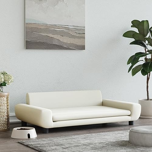 Hovothy Hundebett Bequeme Haustierbett Hundecouch Welpenbett Samt Haustiersofa Schlafplatz für Hunde als Auch Katzen Geeignet Wasserabweisend und Langlebig Creme 100x54x33 cm Hovothy Hundebett Bequeme Haustierbett Hundecouch Welpenbett Samt Haustiersofa Schlafplatz für Hunde als Auch Katzen Geeignet Wasserabweisend und Langlebig Creme 100x54x33 cm von Hovothy