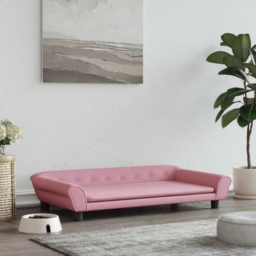 Hovothy Hundebett Bequeme Haustierbett Hundecouch Welpenbett Samt Haustiersofa Schlafplatz für Hunde als Auch Katzen Geeignet Wasserabweisend und Langlebig Rosa 100x50x21 cm Hovothy Hundebett Bequeme Haustierbett Hundecouch Welpenbett Samt Haustiersofa Schlafplatz für Hunde als Auch Katzen Geeignet Wasserabweisend und Langlebig Rosa 100x50x21 cm von Hovothy