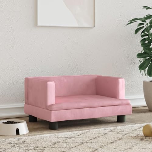 Hovothy Hundebett Bequeme Haustierbett Samt Hundecouch Welpenbett Haustiersofa Schlafplatz für Hunde als Auch Katzen Geeignet Wasserabweisend und Langlebig Rosa 60x40x30 cm Hovothy Hundebett Bequeme Haustierbett Samt Hundecouch Welpenbett Haustiersofa Schlafplatz für Hunde als Auch Katzen Geeignet Wasserabweisend und Langlebig Rosa 60x40x30 cm von Hovothy