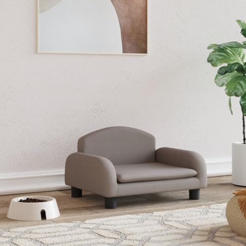 Hovothy Hundebett Bequeme Haustierbett Welpenbett Hundecouch Haustiersofa Schlafplatz für Hunde als Auch Katzen Geeignet Elegante Design Wasserabweisend und Langlebig Taupe 50x40x30 cm Hovothy Hundebett Bequeme Haustierbett Welpenbett Hundecouch Haustiersofa Schlafplatz für Hunde als Auch Katzen Geeignet Elegante Design Wasserabweisend und Langlebig Taupe 50x40x30 cm von Hovothy