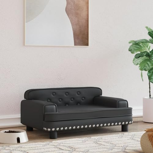 Hovothy Hundebett Bequeme Haustierbett Welpenbett Kunstleder Haustiersofa Hundecouch Schlafplatz für Hunde als Auch Katzen Geeignet Wasserabweisend und Langlebig Schwarz 70x45x30 cm Hovothy Hundebett Bequeme Haustierbett Welpenbett Kunstleder Haustiersofa Hundecouch Schlafplatz für Hunde als Auch Katzen Geeignet Wasserabweisend und Langlebig Schwarz 70x45x30 cm von Hovothy