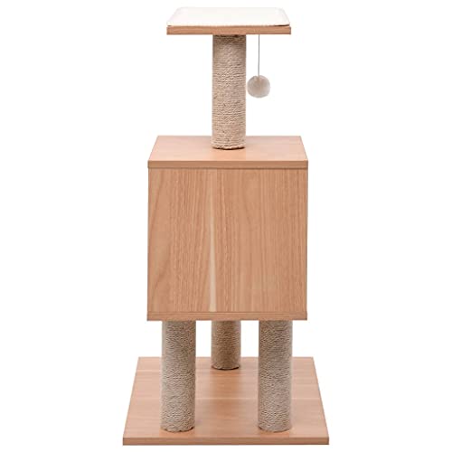 Hovothy Kratzbaum Katzenkratzbaum Katzenmöbel Mehrstufige Säulen mit Natürlichem Sisal Umwickelt Katzenturm für Katzen zum Kratzen Klettern Sitzen Verstecken und Ausruhen Weiß 48x40x82 cm Hovothy Kratzbaum Katzenkratzbaum Katzenmöbel Mehrstufige Säulen mit Natürlichem Sisal Umwickelt Katzenturm für Katzen zum Kratzen Klettern Sitzen Verstecken und Ausruhen Weiß 48x40x82 cm von Hovothy