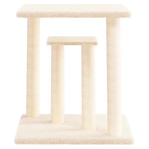Hovothy Kratzbaum Katzenkratzbaum Säulen mit Natürlichem Sisal Umwickelt Katzenmöbel Mehrstufige Katzenturm für Katzen zum Kratzen Klettern Sitzen Verstecken und Ausruhen Creme 47,5x47,5x50 cm Hovothy Kratzbaum Katzenkratzbaum Säulen mit Natürlichem Sisal Umwickelt Katzenmöbel Mehrstufige Katzenturm für Katzen zum Kratzen Klettern Sitzen Verstecken und Ausruhen Creme 47,5x47,5x50 cm von Hovothy