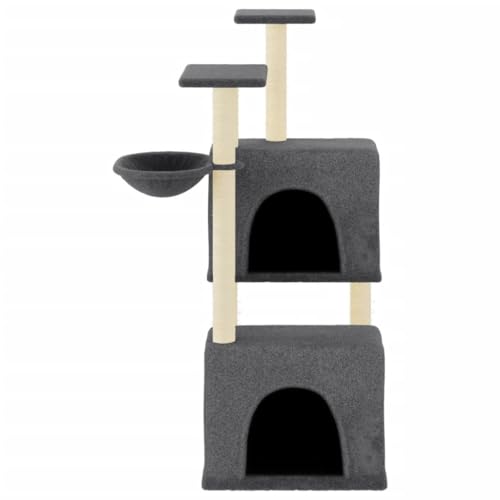 Hovothy Kratzbaum Katzenkratzbaum Säulen mit Natürlichem Sisal Umwickelt Katzenmöbel Mehrstufige Katzenturm für Katzen zum Kratzen Klettern Sitzen Verstecken und Ausruhen Dunkelgrau 73,5x69x122 cm Hovothy Kratzbaum Katzenkratzbaum Säulen mit Natürlichem Sisal Umwickelt Katzenmöbel Mehrstufige Katzenturm für Katzen zum Kratzen Klettern Sitzen Verstecken und Ausruhen Dunkelgrau 73,5x69x122 cm von Hovothy