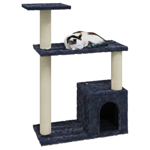 Hovothy Kratzbaum Katzenkratzbaum Säulen mit Natürlichem Sisal Umwickelt Mehrstufige Katzenturm Katzenmöbel für Katzen zum Kratzen Klettern Sitzen Verstecken und Ausruhen Dunkelgrau 54x22x70 cm Hovothy Kratzbaum Katzenkratzbaum Säulen mit Natürlichem Sisal Umwickelt Mehrstufige Katzenturm Katzenmöbel für Katzen zum Kratzen Klettern Sitzen Verstecken und Ausruhen Dunkelgrau 54x22x70 cm von Hovothy