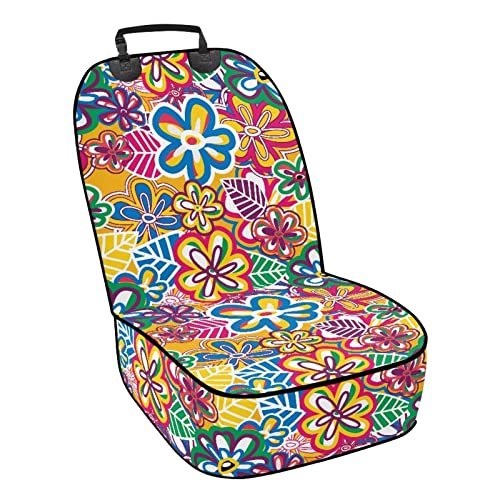 Howilath Abstraktes Hippie-Blumenmuster, tropische Hawaiiblätter, kratzfest, für Haustiere, Katzen, Hunde, Tragetasche für SUV Howilath Abstraktes Hippie-Blumenmuster, tropische Hawaiiblätter, kratzfest, für Haustiere, Katzen, Hunde, Tragetasche für SUV von Howilath