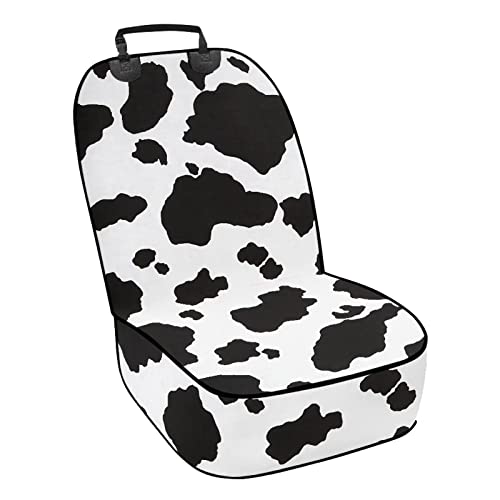 Howilath Autositzbezug für Hunde, Weiß und Schwarz, Milchkuh-Druck, rutschfest, für Haustiere, Katzen, Hund von Howilath