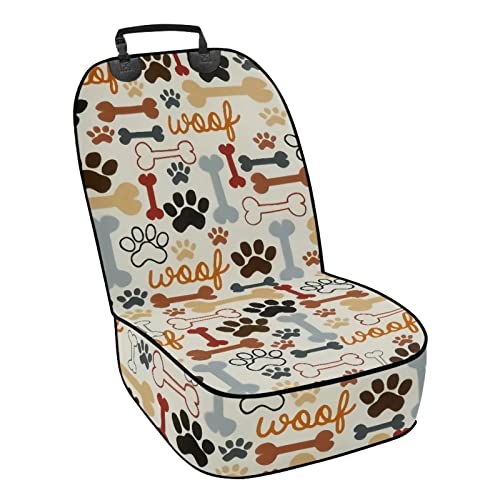 Howilath Hunde-Sitzerhöhung für Hunde, Pfoten, Beige, für Haustiere, Katzen, Hundetragetasche, kratzfest, für Auto, Hund von Howilath
