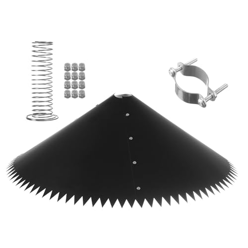 Hozaenwa Eichhörnchen-Schutzblende - Vogelschutz Für Draußen,Federbelastete Wetterbeständige Abwehr für Baum Balkon Garten Terrasse Futterstelle Hozaenwa Eichhörnchen-Schutzblende - Vogelschutz Für Draußen,Federbelastete Wetterbeständige Abwehr für Baum Balkon Garten Terrasse Futterstelle von Hozaenwa