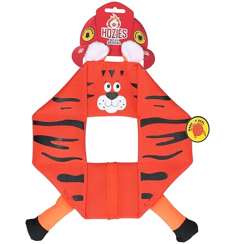 Hozies Billy Bengal Octagon – Extra Starkes Feuerwehrschlauch-Hundespielzeug – Starkes Hundekuscheltier für den Welpen – Hundespielzeug-Seil – Weicher Quietscher – Auf dem Wasser schwimmend Hozies Billy Bengal Octagon – Extra Starkes Feuerwehrschlauch-Hundespielzeug – Starkes Hundekuscheltier für den Welpen – Hundespielzeug-Seil – Weicher Quietscher – Auf dem Wasser schwimmend von Hozies