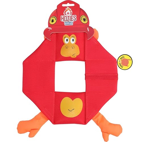 Hozies Jeffrey Jungle Octagon – Extra Starkes Feuerwehrschlauch-Hundespielzeug – Starkes Hundekuscheltier für den Welpen – Hundespielzeug-Seil – Weicher Quietscher – Auf dem Wasser schwimmend Hozies Jeffrey Jungle Octagon – Extra Starkes Feuerwehrschlauch-Hundespielzeug – Starkes Hundekuscheltier für den Welpen – Hundespielzeug-Seil – Weicher Quietscher – Auf dem Wasser schwimmend von Hozies