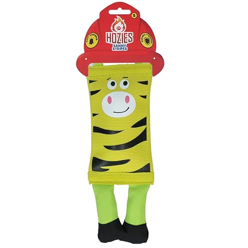Hozies Sammy Stripes – Extra Starkes Feuerwehrschlauch - Hundespielzeug – Starkes Hunde Kuscheltier - Für den Welpen – Hundespielzeug Seil - Small Hozies Sammy Stripes – Extra Starkes Feuerwehrschlauch - Hundespielzeug – Starkes Hunde Kuscheltier - Für den Welpen – Hundespielzeug Seil - Small von Hozies