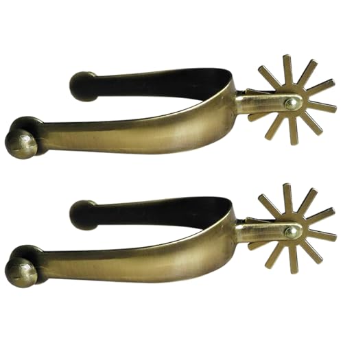 1 Paar Spurgurte Sporen für Cowboy -Stiefel, Vintage Zink -Legierungs -Pferdes Cowboy -Stiefel Sporen mit rotierbarem Gang 4 -Zoll -Stiefel Sporen für Männer Reitliebhaber 1 Paar Spurgurte Sporen für Cowboy -Stiefel, Vintage Zink -Legierungs -Pferdes Cowboy -Stiefel Sporen mit rotierbarem Gang 4 -Zoll -Stiefel Sporen für Männer Reitliebhaber von Hperu