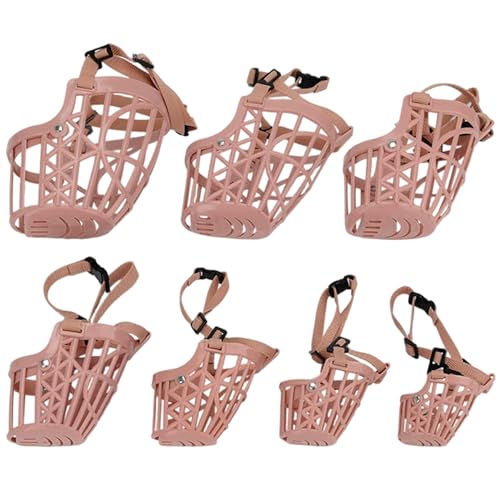 7pcs Hundekorb Mündung, verstellbare, atmungsaktive Anti-Bit-Mündungen für kleine mittelgroße große zusätzliche Welpen 7pcs Hundekorb Mündung, verstellbare, atmungsaktive Anti-Bit-Mündungen für kleine mittelgroße große zusätzliche Welpen von Hperu