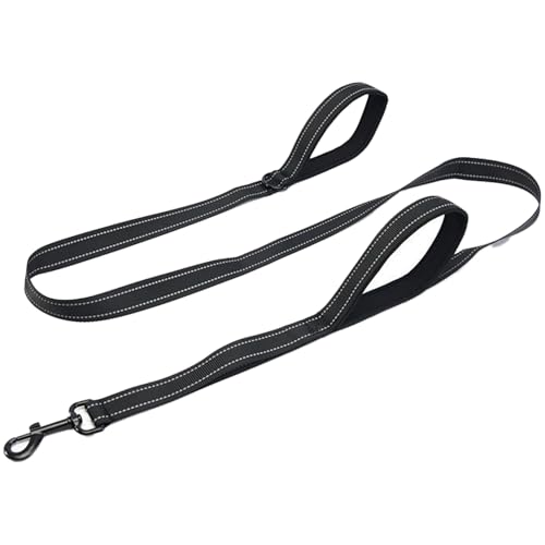 Doppelgriff Hundeleine, Hundeleine, 71 Zoll reflektierendes Nylon verdickter Doppelgriff Hundeleine mit Zinklegungsschnalle, Leine für Hunde Aller Rassen Doppelgriff Hundeleine, Hundeleine, 71 Zoll reflektierendes Nylon verdickter Doppelgriff Hundeleine mit Zinklegungsschnalle, Leine für Hunde Aller Rassen von Hperu
