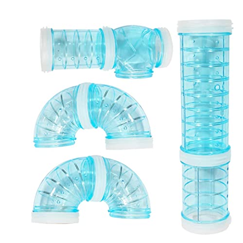 Hperu Hamster Spielzeug Hamster -Röhren Spielzeug Käfig Tunnel Track Abenteuer Externe Rohrset DIY -Anschlusszubehör zum Erweitern von Raum Blau erweitern Hperu Hamster Spielzeug Hamster -Röhren Spielzeug Käfig Tunnel Track Abenteuer Externe Rohrset DIY -Anschlusszubehör zum Erweitern von Raum Blau erweitern von Hperu
