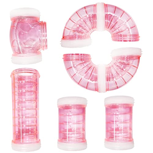 Hperu Hamsterspielzeug, Hamster -Röhren Spielzeug Käfig Tunnel Track Abenteuer Externe Rohrset DIY -Anschlusszubehör zum Ausdehnen von Space Rose Hamster -Röhren Spielzeug erweitern Hperu Hamsterspielzeug, Hamster -Röhren Spielzeug Käfig Tunnel Track Abenteuer Externe Rohrset DIY -Anschlusszubehör zum Ausdehnen von Space Rose Hamster -Röhren Spielzeug erweitern von Hperu