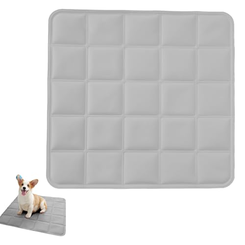 Hperu 16x16-Zoll-Katzenkühlkissen, Faltbare PVC-PET-Matte mit einem Kratzer, maschinenwaschbarer Sitzkissen für Sofaauto-Zwinger Hperu 16x16-Zoll-Katzenkühlkissen, Faltbare PVC-PET-Matte mit einem Kratzer, maschinenwaschbarer Sitzkissen für Sofaauto-Zwinger von Hperu