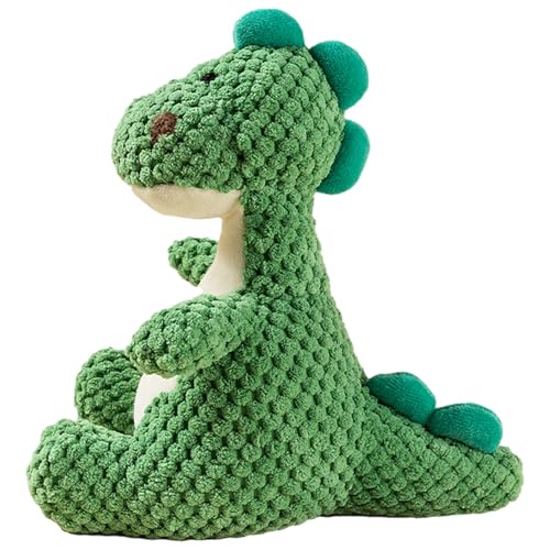 Hperu Dinosaurierhundspielzeug, 9, 5 x 8, 3 Zoll Bissfestes Plüschkauenspielzeug mit Sound Haustier -Zahnen Wellness -Stofftier für Welpen Spielen von Hperu