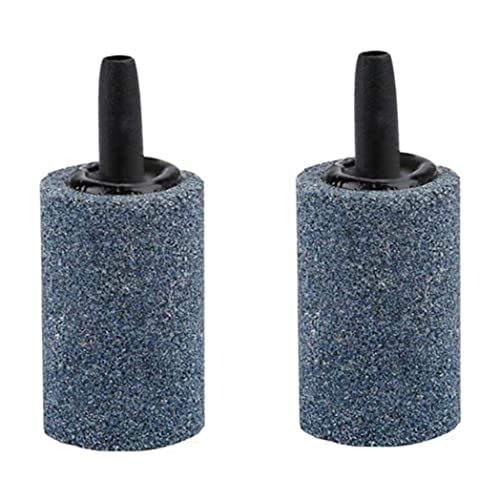 Hperu Luftsteinzylinder Aquariumblasen Diffusor Luftsteine Fischtankblasensteine für Sauerstoff 2pcs von Hperu