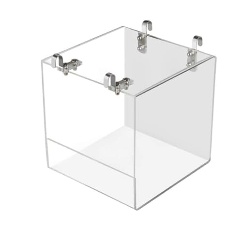 Hperu Transparent Vogel Badehaus Vogelbadewanne Käfig Haustier Bad Haus mit Metallhängehaken für Haustier Papagei Dusche Transparent Hperu Transparent Vogel Badehaus Vogelbadewanne Käfig Haustier Bad Haus mit Metallhängehaken für Haustier Papagei Dusche Transparent von Hperu