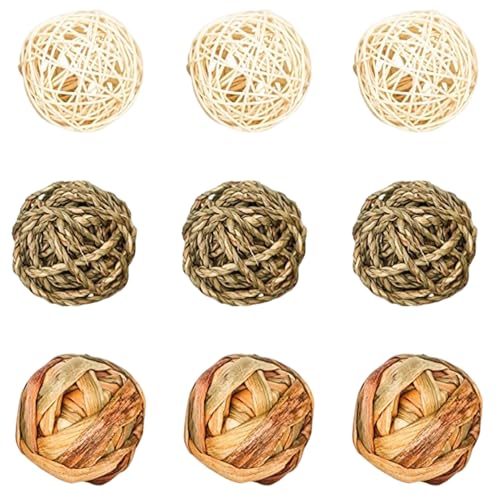 Kaninchenkugel, Kaninchenkäsekugeln 9pcs 2-2-2,8-Zoll-Kaninchenkugel für Zähneschleifen, Nageln, Bissen 3-Style-Mehrzweck-Kleintierspielzeug für Hasen, Meerschweinchen, Illa, Meerschweinchenkugeln Kaninchenkugel, Kaninchenkäsekugeln 9pcs 2-2-2,8-Zoll-Kaninchenkugel für Zähneschleifen, Nageln, Bissen 3-Style-Mehrzweck-Kleintierspielzeug für Hasen, Meerschweinchen, Illa, Meerschweinchenkugeln von Hperu