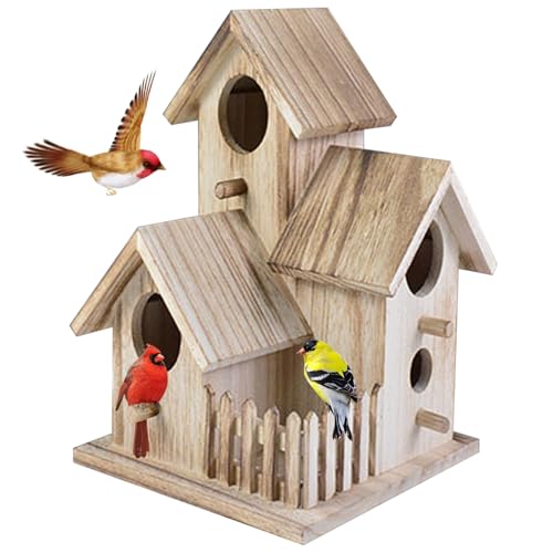 Vogelhäuser für Garten, Vogelkisten, Vogelhaus Holz Vogelhäuser für Garten Neuheit Nistkasten Naturvogel Hotel Hütte für Outdoors Gartenbaum Balkon Vogelhäuser für Garten, Vogelkisten, Vogelhaus Holz Vogelhäuser für Garten Neuheit Nistkasten Naturvogel Hotel Hütte für Outdoors Gartenbaum Balkon von Hperu
