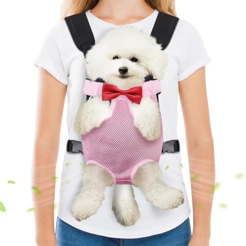 Haustier-Tragerucksack, freihändig, verstellbare Hundetragetasche, Beine, leicht anzubringen, für Wandern, Camping, Reisen, Radfahren für kleine Hunde und Kaninchen Haustier-Tragerucksack, freihändig, verstellbare Hundetragetasche, Beine, leicht anzubringen, für Wandern, Camping, Reisen, Radfahren für kleine Hunde und Kaninchen von Hpetppy