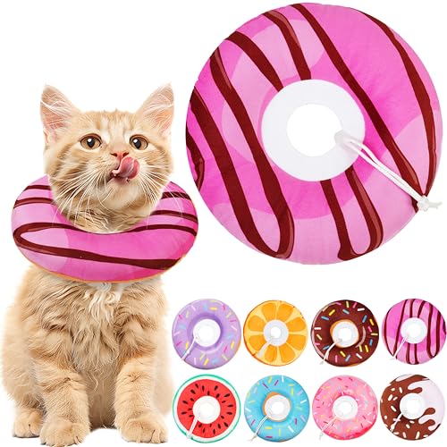 Hpetppy Katzenkegel-Halsband, weich, Katzen-Genesungshalsband für Wundheilung, niedliche Katze, verstellbare Katzenzapfen, um das Lecken zu stoppen, bequem, leicht, elisabethanische Halsbänder für Hpetppy Katzenkegel-Halsband, weich, Katzen-Genesungshalsband für Wundheilung, niedliche Katze, verstellbare Katzenzapfen, um das Lecken zu stoppen, bequem, leicht, elisabethanische Halsbänder für von Hpetppy