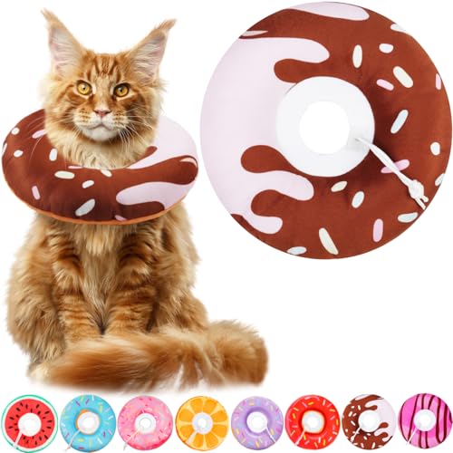 Hpetppy Katzenkegel-Halsband, weich, Katzen-Genesungshalsband für Wundheilung, niedliche Katze, verstellbare Katzenzapfen, um das Lecken zu stoppen, bequem, leicht, elisabethanische Halsbänder für Hpetppy Katzenkegel-Halsband, weich, Katzen-Genesungshalsband für Wundheilung, niedliche Katze, verstellbare Katzenzapfen, um das Lecken zu stoppen, bequem, leicht, elisabethanische Halsbänder für von Hpetppy