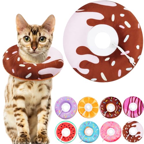 Hpetppy Katzenkegel-Halsband, weich, Katzen-Genesungshalsband für Wundheilung, niedliche Katze, verstellbare Katzenzapfen, um das Lecken zu stoppen, bequem, leicht, elisabethanische Halsbänder für Hpetppy Katzenkegel-Halsband, weich, Katzen-Genesungshalsband für Wundheilung, niedliche Katze, verstellbare Katzenzapfen, um das Lecken zu stoppen, bequem, leicht, elisabethanische Halsbänder für von Hpetppy