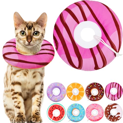 Hpetppy Katzenkegel-Halsband, weich, Katzen-Genesungshalsband für Wundheilung, niedliche Katze, verstellbare Katzenzapfen, um das Lecken zu stoppen, bequem, leicht, elisabethanische Halsbänder für Hpetppy Katzenkegel-Halsband, weich, Katzen-Genesungshalsband für Wundheilung, niedliche Katze, verstellbare Katzenzapfen, um das Lecken zu stoppen, bequem, leicht, elisabethanische Halsbänder für von Hpetppy
