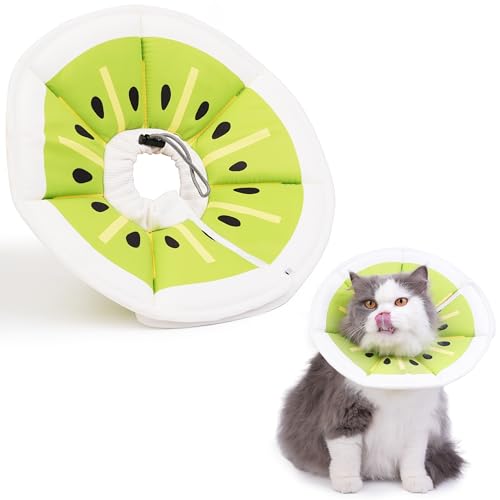 Katzenkegelhalsband, weich, wasserdicht, Katzenerholungshalsband nach Operationen, verstellbares Haustier-Donut-Halsband, Sicherheits-Elisabethanisches Halsband gegen Lecken von Wunden für Kätzchen Katzenkegelhalsband, weich, wasserdicht, Katzenerholungshalsband nach Operationen, verstellbares Haustier-Donut-Halsband, Sicherheits-Elisabethanisches Halsband gegen Lecken von Wunden für Kätzchen von Hpetppy