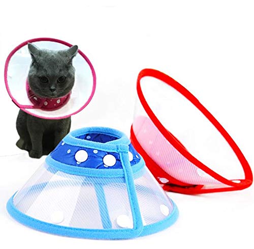 Hpybest Elizabethan Hundehalsband für Wundheilung, zur Erholung von Haustieren und Katzen, medizinischer Kegel von Hpybest