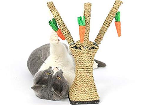 Hpybest Katzenspielzeug RFWCAK Baumturm, Regale, Kletterrahmen, Sisalseil, Kratzbaum Spielzeug, schützt Möbel von Hpybest