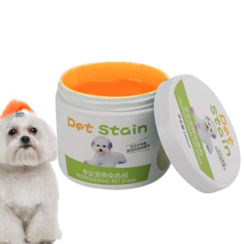 Hqunjikp Hundehaarfärbemittel, Tierhaarfarbe wird seit einem Jahrzehnt sicher von Pflegesalons verwendet, 100 g Pigment für Hunde, Katzen und alle Haustiere können gebadet werden von Hqunjikp