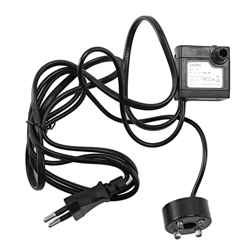 Hreyywo 3W Tauch Wasser Pumpen mit 4 LED Licht Pumpe Aquarium Brunnen Fisch Teich Tank EU Stecker von Hreyywo