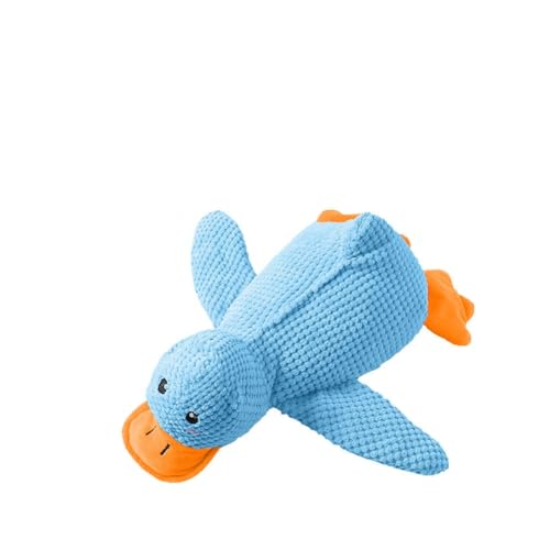 Hrlace Hundespielzeug Plüsch Ente Hundespielzeug Beruhigende Ente Für Hunde Quack-Quack Duck Dog Toy Hundespielzeug mit Plüschfüllung Beruhigendes Kuscheltier Enten Hundespielzeug Klein Blau Hrlace Hundespielzeug Plüsch Ente Hundespielzeug Beruhigende Ente Für Hunde Quack-Quack Duck Dog Toy Hundespielzeug mit Plüschfüllung Beruhigendes Kuscheltier Enten Hundespielzeug Klein Blau von Hrlace