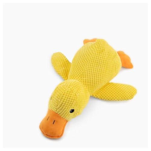 Hrlace Hundespielzeug Plüsch Ente Hundespielzeug Beruhigende Ente Für Hunde Quack-Quack Duck Dog Toy Hundespielzeug mit Plüschfüllung Beruhigendes Kuscheltier Enten Hundespielzeug Mittel Gelb Hrlace Hundespielzeug Plüsch Ente Hundespielzeug Beruhigende Ente Für Hunde Quack-Quack Duck Dog Toy Hundespielzeug mit Plüschfüllung Beruhigendes Kuscheltier Enten Hundespielzeug Mittel Gelb von Hrlace