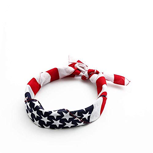 Hrlace Quadratischer Hund Bandana Amerikanische Flagge Haustier Bandanas Schal Sterne und Streifen Abnehmbare Multifunktions-Haustier Lätzchen Halstuch Zubehör Halsband, 1 Stück Fliegende Flagge Hrlace Quadratischer Hund Bandana Amerikanische Flagge Haustier Bandanas Schal Sterne und Streifen Abnehmbare Multifunktions-Haustier Lätzchen Halstuch Zubehör Halsband, 1 Stück Fliegende Flagge von Hrlace