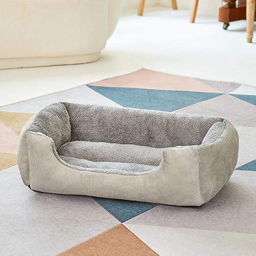 Großes Katzenbett, warmes Katzen-Schlafkissen, Kätzchen-Sofa, Bett, gemütlich, weiches Haustier-Nesthaus mit rutschfester Unterseite, Hundesofa für den Innenbereich, kleine Hunde, Welpen, Kaninchen Großes Katzenbett, warmes Katzen-Schlafkissen, Kätzchen-Sofa, Bett, gemütlich, weiches Haustier-Nesthaus mit rutschfester Unterseite, Hundesofa für den Innenbereich, kleine Hunde, Welpen, Kaninchen von Hruile