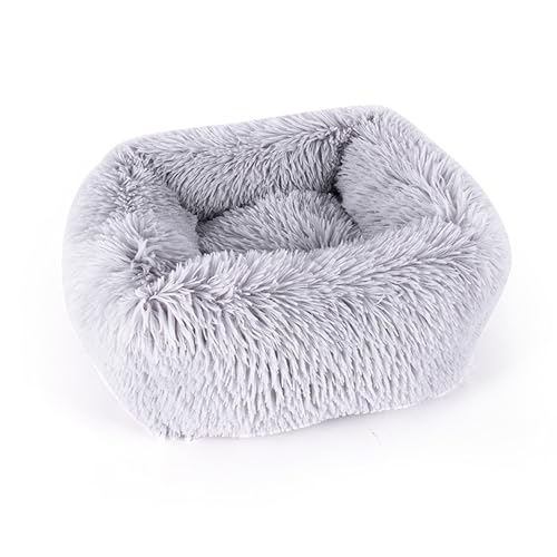 Großes Katzenbett, weiches flauschiges Haustierkissen, Kissen mit rutschfester Unterseite, gemütliches Kätzchenbett, warmes Katzennest, Schlafplatz für Kaninchen, kleine Hunde, Welpen (50 x 50 x 20 cm Großes Katzenbett, weiches flauschiges Haustierkissen, Kissen mit rutschfester Unterseite, gemütliches Kätzchenbett, warmes Katzennest, Schlafplatz für Kaninchen, kleine Hunde, Welpen (50 x 50 x 20 cm von Hruile